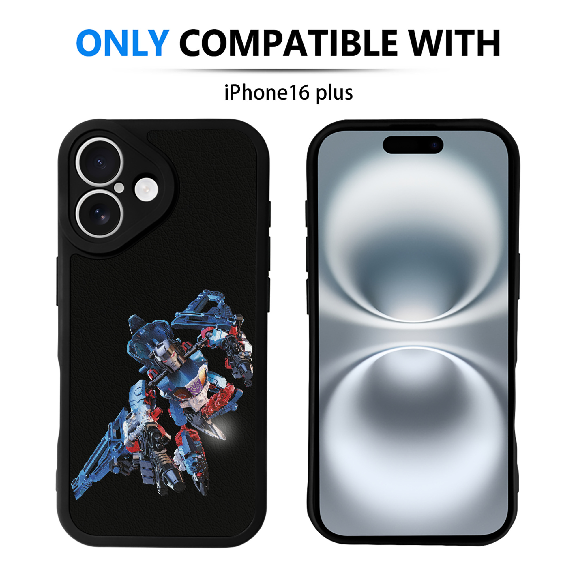 （画像用）  【iPhone 16シリーズ対応】シリコンスマホケース（レザー調） 材質：シリコン